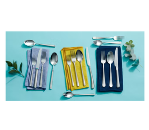 Vaisselle de mariage couverts en acier inoxydable cuillère fourchette couteau ensemble pour le dîner conception royale ensemble de couverts en acier miroir - Product Image 1