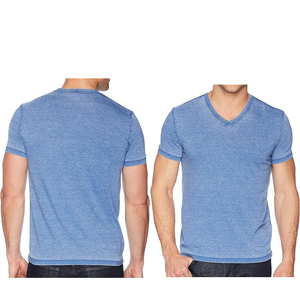 T-shirt de poids lourd vierge de haute qualité sur mesure toutes tailles hommes t-shirts microfibre équipage Fitness col arrondi sport - Product Image 5