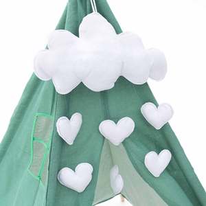Tienda de campaña Montessori indiana ROBINCOOL para niños, plegable, de color verde, para uso en interiores y exteriores - Product Image 6