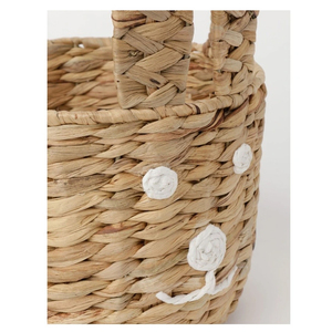 Decorative Kids <b>Baskets</b> <b>for</b> Easter Water Hyacinth Bunny Storage <b>Basket</b> Nursery Room Kid Toy Storage <b>Basket</b> Made in Vietnam - Product Image 3