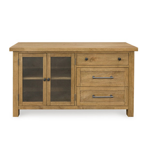 Kristiland Moderne 1511365 Serveur de salle à manger Meuble en bois Teck Acajou Suar sculpté pour le salon - Product Image 1