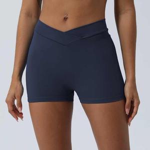 Ropa de gimnasio personalizada Deportes Fitness Yoga Fitness Shorts Peach Butt Tight Deportes Tres puntos Gym Biker Shorts Scrunch Butt Shorts - Product Image 5