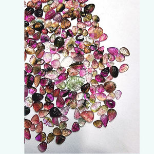 275 pièces de tourmaline couleur bio naturelle 7mm à 14mm feuille à découper 205 cts lot Iroc ventes feuilles de haute qualité pierres précieuses en vrac - Product Image 1
