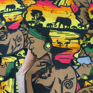 Parches Personalizados con MOQ Bajo, Parches Bordados Termoadhesivos Color Rosa para Niñas, Parche Bordado con Diseño de Chica Moderna para Ropa - Product Image 6