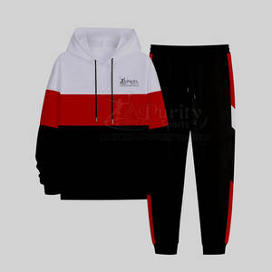 Survêtement pour homme en matériau durable et confortable, coupe ajustée, vêtements de sport pour homme, survêtement pour homme en vente - Product Image 1