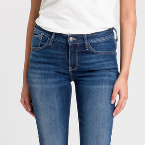 Jeans taille haute droits pour étudiantes, nouveau style 2025, pantalon en denim ample pour femmes, pantalon large rétro, jeans - Product Image 2