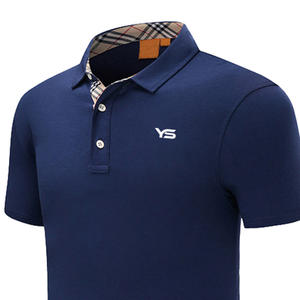 เสื้อโปโลผ้าฝ้ายสำหรับผู้ชายเสื้อโปโลผ้าคอตตอนสำหรับผู้ชายพิมพ์โลโก้ได้ตามต้องการ - Product Image 2