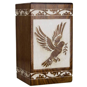 โกศนกสำหรับขี้เถ้าผู้ใหญ่ทำด้วยมือโกศใส่เถ้ากระดูกโกศสำหรับเผาขี้เถ้ากระดูกมนุษย์ขี้เถ้าโดย ayaans - Product Image 1