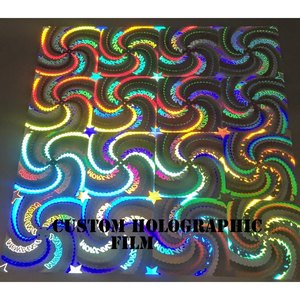 Films de Diffraction Holographiques Multidimensionnels Durables en PVC et Polyester Spickglobal pour la Décoration (Sans Impression) - Product Image 4
