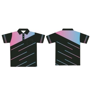 Jersey personnalisé de haute qualité à séchage rapide Polo Sublimation mode imprimé grande taille hommes femmes Golf respirant chemises de sport - Product Image 6
