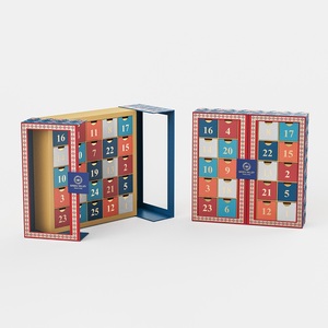 Calendario personalizado, embalaje <span class=keywords><strong>de</strong></span> regalo, caja sorpresa <span class=keywords><strong>de</strong></span> Navidad, embalaje <span class=keywords><strong>de</strong></span> calendario <span class=keywords><strong>de</strong></span> ventana, embalaje para regalo, caja <span class=keywords><strong>de</strong></span> regalo misteriosa - Product Image 1