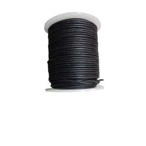 Cordón de Cuero Vintage de 1.5mm, Redondo, para Fabricación de Joyería, Tamaño Personalizado, Enrollado, Y S INTERNATIONAL YS-951 - Product Image 3