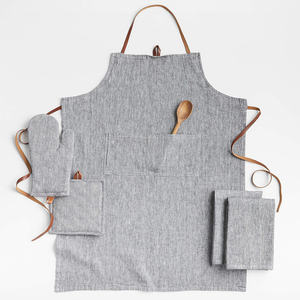 Tabliers de cuisine de nettoyage de cuisine en toile de coton imperméable et résistant à l'huile pour le chef du Bangladesh - Product Image 2