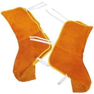 Meilleure qualité cuir de vachette fendu protège-jambes couvre-pieds flamme chaleur résistant à l'abrasion vêtements de sécurité soudage fournitures de soudure - Product Image 3