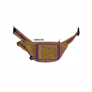 Alpha Psi Casual Kapa Fanny Pack Transparente Multi-Bolsillos Hip Bum Belt Bag para viajes Senderismo Ciclismo Correr Riñoneras Carta - Product Image 3