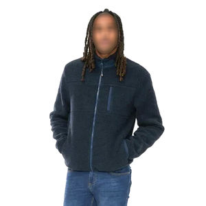 2025 bleu marine couleur bonne qualité avec taux de gros nouveau produit à la mode léger vêtements d'hiver Sherpa polaire vestes - Product Image 5