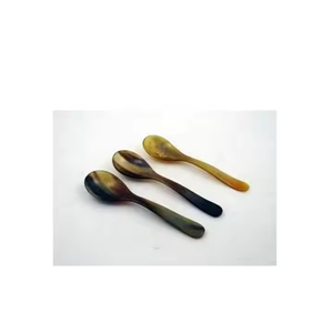 Cuchara de cuerno de búfalo pulida Utensilios de cocina ligeros y elegantes de Crescent Crafts - Product Image 4