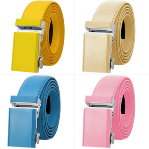 Cinturón de cuero genuino de piel de vaca negra de alta calidad para hombres TEXLERA marca Formal/estilo de negocios aleación hebilla de bloqueo automático en STOCK - Product Image 3