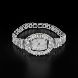 Reloj de Pulsera de Lujo para Mujer YD1001 con Logotipo Personalizado, Reloj de Joyería con Diamantes de Circonio para Mujer - Product Image 6