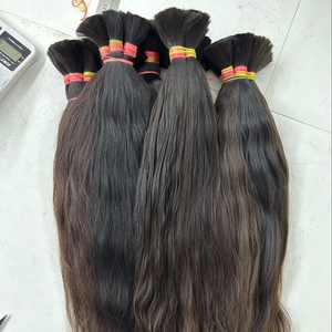 Extensiones de Cabello Humano Virgen Indio 100% Natural con Cutícula Alineada, Sin Procesamiento Químico, Ondas, Rizos, Afro Sueltos - Product Image 2