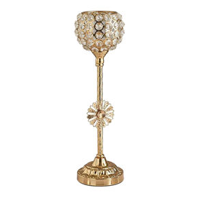 Wedding Decoration Gold Crystal Candelabra <b>Votive</b> <b>Candle</b> Holder with Metal Iron Elegant Design at a Reasonable Price - Product Image 6