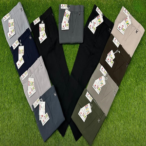 Pantalones deportivos ajustados para hombre con logotipo personalizado cremallera mosca cuatro vías estiramiento 90% nailon 10% Spandex cintura media servicio OEM para - Product Image 3