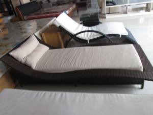 PRSB-027 Lit de soleil moderne en poly rotin pour villa, hôtel, chambre à coucher, salon, parc - Product Image 6