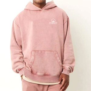 Sudaderas con capucha para hombre con logotipo personalizado, sudaderas ligeras con efecto lavado ácido en venta, sudaderas con capucha con efecto lavado ácido personalizadas - Product Image 1