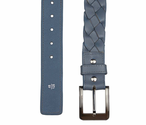 Cinturón de Cuero Vacuno 100% de Primera Calidad, Hebilla de Aleación, 2.25 Pulgadas de Ancho, 4mm de Grosor, Negro y Marrón - Product Image 3