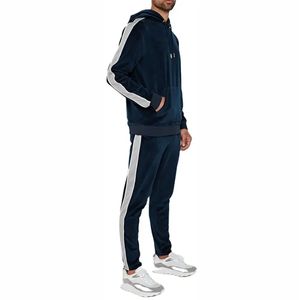 Streetwear personnalisé Survêtement Pantalon de survêtement évasé de haute qualité Sweat à capuche unisexe vierge et survêtement empilé Ensemble pour hommes - Product Image 2