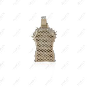 Pendentif Iron Man entièrement serti de diamants Moissanite VVS - Design tendance - Product Image 5