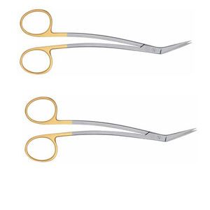 Tijeras Locklin de Alta Calidad, Juego de Instrumentos Quirúrgicos de Acero Inoxidable con Carburo de Tungsteno, Instrumento Médico Profesional Manual - Product Image 1