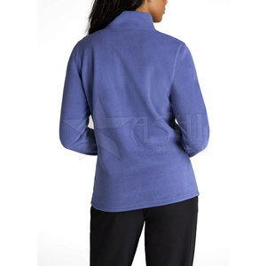 Sudadera con capucha y cremallera 1/4 personalizada para mujer de alta calidad Waffle Fleece Casual sudadera de peso pesado en blanco sudadera gruesa - Product Image 2