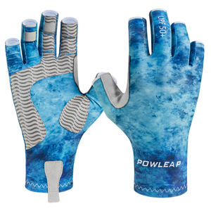 Vente en gros de gants de pêche à la <span class=keywords><strong>mouche</strong></span> antidérapants en silicone de qualité, protection solaire, gants de sport pour hommes et femmes pour le kayak, le canotage - Product Image 2