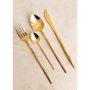 Services de table en laiton exquis pour les repas raffinés, offrant une beauté intemporelle et une durabilité inégalée pour un usage quotidien - Product Image 5