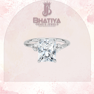 Diamant en vrac de taille radiant certifié IGI, cultivé en laboratoire, clarté VVS, pierre précieuse blanche pour ensemble de bijoux de fiançailles vintage personnalisé - Product Image 5