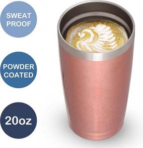 Nueva Taza de Café de Acero Inoxidable Antiderrames con Boca Ancha para Viajeros - Product Image 2