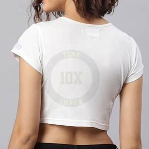 เสื้อครอปสตรีทแวร์ผลิตจากวัสดุคุณภาพสูงเสื้อครอปจากปากีสถาน - Product Image 4