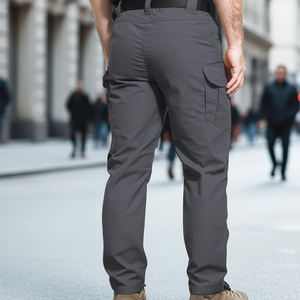 Veste coupe-vent d'hiver imperméable et respirante de haute qualité pour homme, pantalon décontracté multi-poches, grande taille, tissu Oxford - Product Image 2