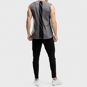 <b>Mens</b> tank top cotton sleeveless gym fitness workout <b>singlet</b> custom logo printing wholesale - Product Image 2