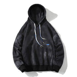 Sweat-shirt à capuche en polaire de haute qualité pour hommes unisexe Sweat-shirt d'hiver personnalisé avec poches brodées Vente en gros de modèles imprimés solides - Product Image 4