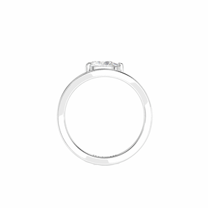 แหวนหมั้นแฟนซีเพชรลูกแพร์สำหรับผู้หญิง - Product Image 4