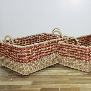 Artex Dong Thap Handmade <b>Seagrass</b> <b>Storage</b> <b>Baskets</b>, Wicker Gift Containers for Practical Home and Kitchen Organization - Product Image 5