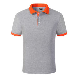 Polos personalizados con diseño de logotipo bordado Camiseta de golf de manga corta para hombre Polos - Product Image 6