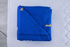 Couverture bleue de couette en microfibre imprimée personnalisée 100x130cm 150x200cm 200x220cm Blanc rafraîchissant et respirant pour une utilisation à domicile dans les hôtels - Product Image 6