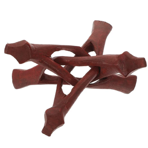 Indien personnalisé sculpté à la main 6 pouces teck bois Cobra support teinté brun Folk Art gravure prix de gros trépied présentoir - Product Image 6