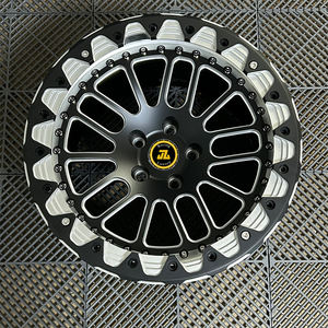 JZ 1 pezzo anello ruota forgiata 15 16 18 20 22 24 pollici cerchio beadlock 5x114.3 5x130 6x139.7 per <span class=keywords><strong>c8</strong></span> <span class=keywords><strong>c10</strong></span> - Product Image 3