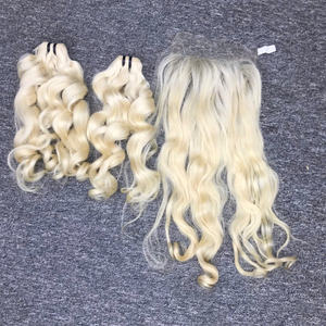 Cabello Chino Ondulado de Alta Calidad, Cabello Vietnamita Ondulado Natural Remy Virgen 1B, Tejido Profesional de Alta Longitud, Doble Trama, Todos los Colores - Product Image 2