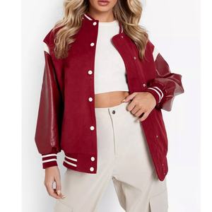 Veste universitaire décontractée pour femme, style streetwear, ample, respirante, pour l'extérieur, par Isha Industry - Product Image 5