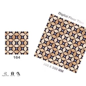 Vistaar marca Inkjet antideslizante 30x30 borde rectificado enclavamiento 12x12 baldosas de suelo esmaltadas de cerámica Digital rústica 300x300 - Product Image 4